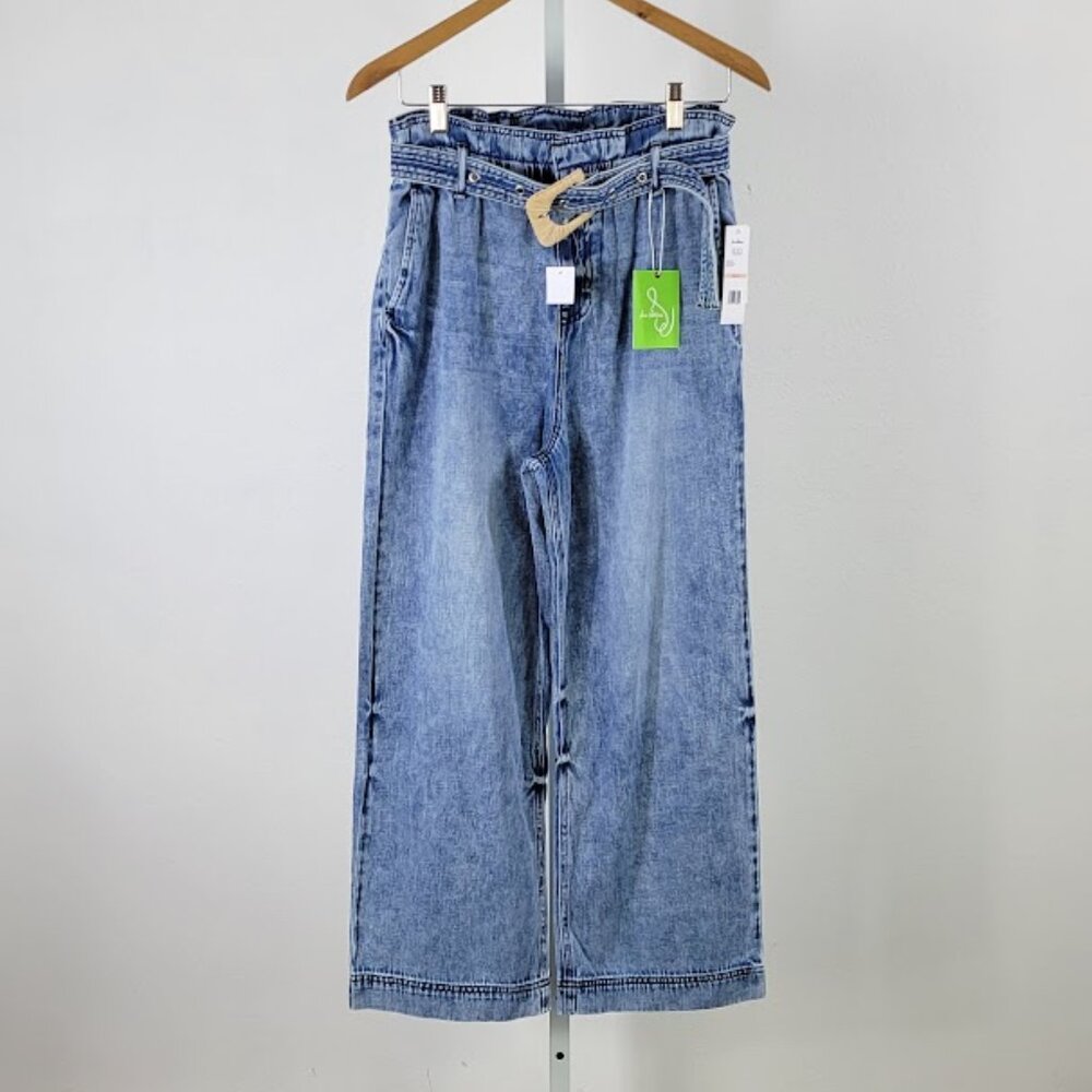SAM EDELMAN wide-leg hi-rise denim Sz 28  NEW WITH TAGS
